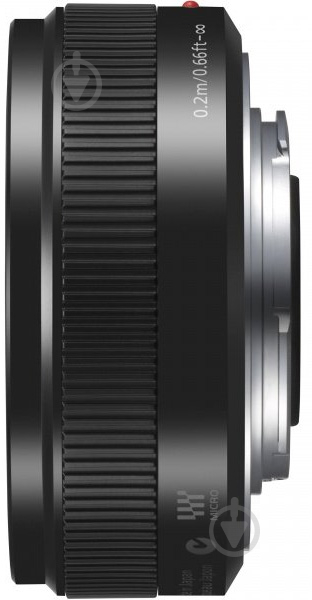 Объектив Panasonic Micro 4/3 20mm F1.7 ASPH Metal body Black H-H020AE-K - фото 3