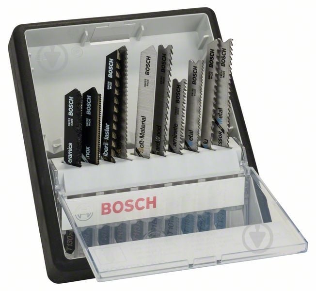 Набор пилочек для электролобзика Bosch Special Robust Line 10 шт. 2607010574 - фото 1