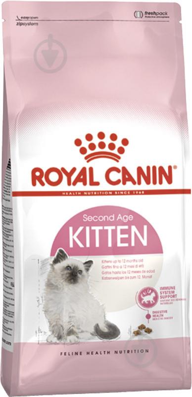 Корм сухой для котят Royal Canin Kitten домашняя птица, рис 400 г - фото 1