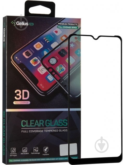 Захисне скло Gelius Pro 3D для Nokia 2.4 Black - фото 1 Захисне скло Gelius Pro 3D для Nokia 2.4 Black - фото 1