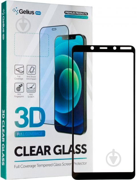 Защитное стекло Gelius Pro 3D для Nokia 3.1 Plus Black - фото 3