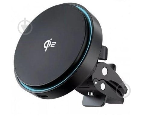 Держатель для мобильного телефона Light Circle Qi2 15W metal gray Proove черный - фото 1 Держатель для мобильного телефона Light Circle Qi2 15W metal gray Proove черный - фото 1