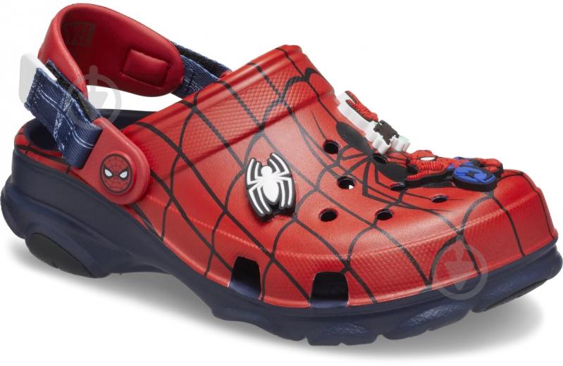Сабо Crocs Spider-Man All-Terrain Clog T Navy 209258-410 р.27/28 красный - фото 2