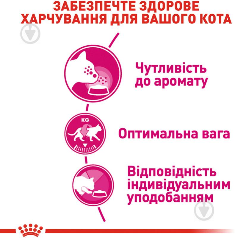 Корм сухий для дорослих котів, вибагливих до аромату корму, віком від 12 місяців до 7 років Royal Canin Aroma Exi - фото 4