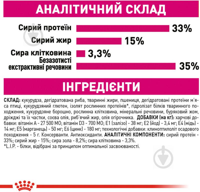 Корм сухий для дорослих котів, вибагливих до аромату корму, віком від 12 місяців до 7 років Royal Canin Aroma Exi - фото 7