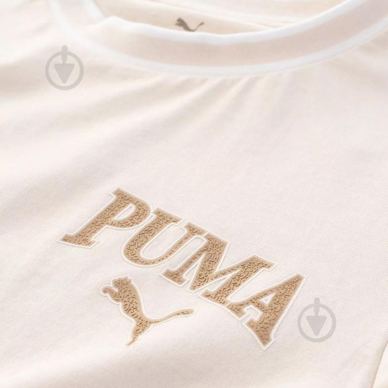 Футболка жіноча Puma 67789787 р.S бежевий - фото 3