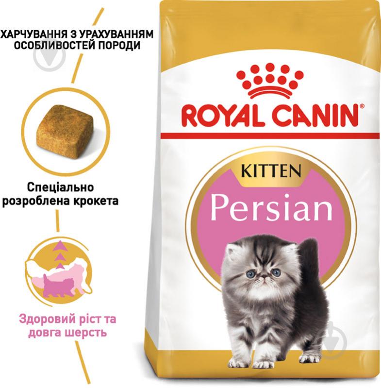 Корм сухой для котят персидской породы Royal Canin Persian Kitten домашняя птица, кукуруза 400 г - фото 2