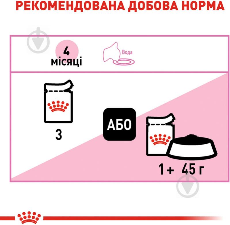 Корм вологий для кошенят Royal Canin Kitten Instinctive у соусі м’ясо 85 г - фото 7