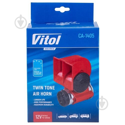 Сигнал пневматический Vitol 12V CA-1405 - фото 3
