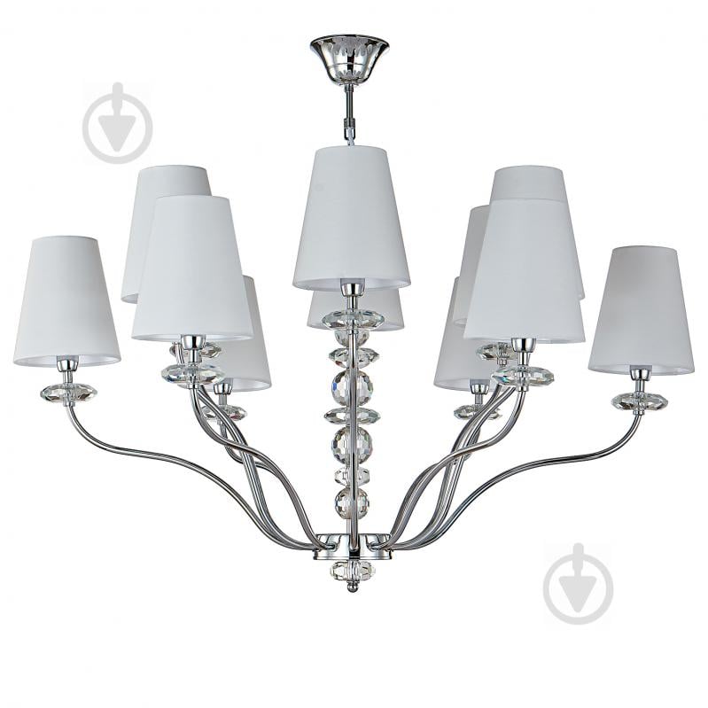 Люстра підвісна Victoria Lighting 12x40 Вт E14 хром Dominica/SP12 chrome - фото 1