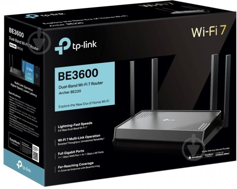 Маршрутизатор TP-Link Archer BE220 - фото 4