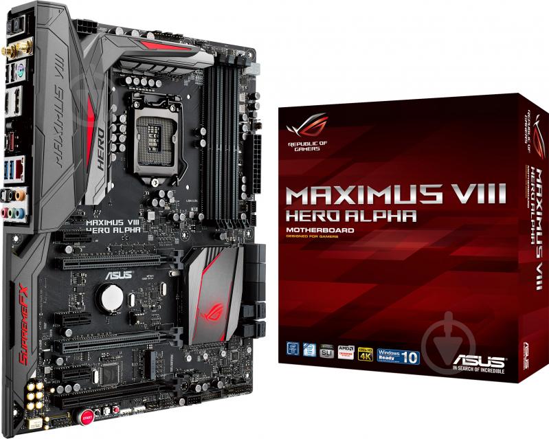 Материнська плата Asus MAXIMUS_VIII_HERO_ALPHA (Socket 1151, Intel Z170, ATX) - фото 4