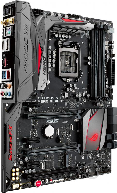 Материнська плата Asus MAXIMUS_VIII_HERO_ALPHA (Socket 1151, Intel Z170, ATX) - фото 2