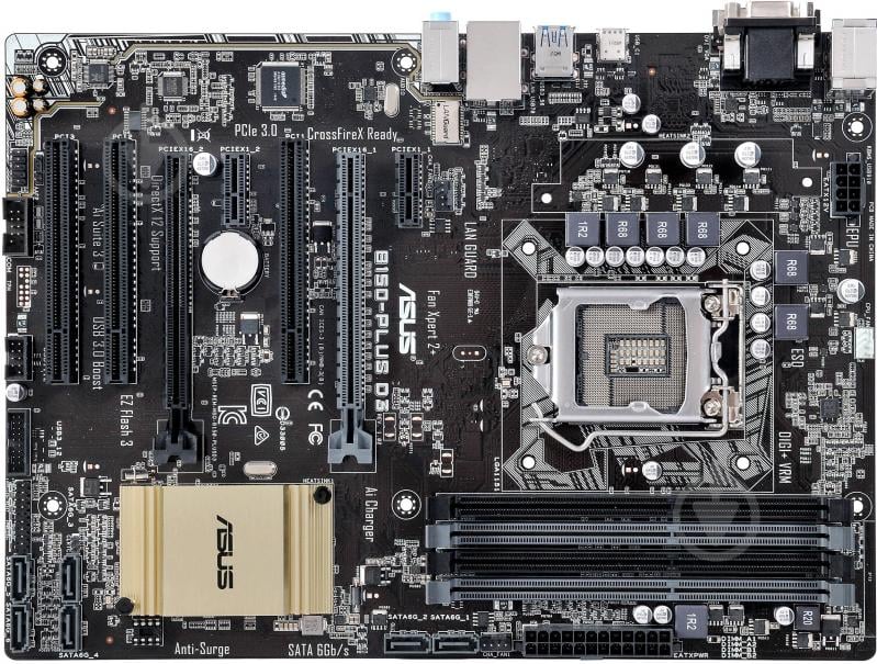 Материнская плата Asus B150-PLUS_D3 (Socket 1151, Intel B150, ATX) - фото 1