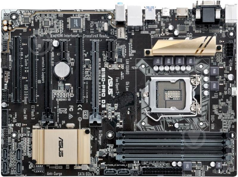 Материнская плата Asus B150-PRO_D3 (Socket 1151, Intel B150, ATX) - фото 1