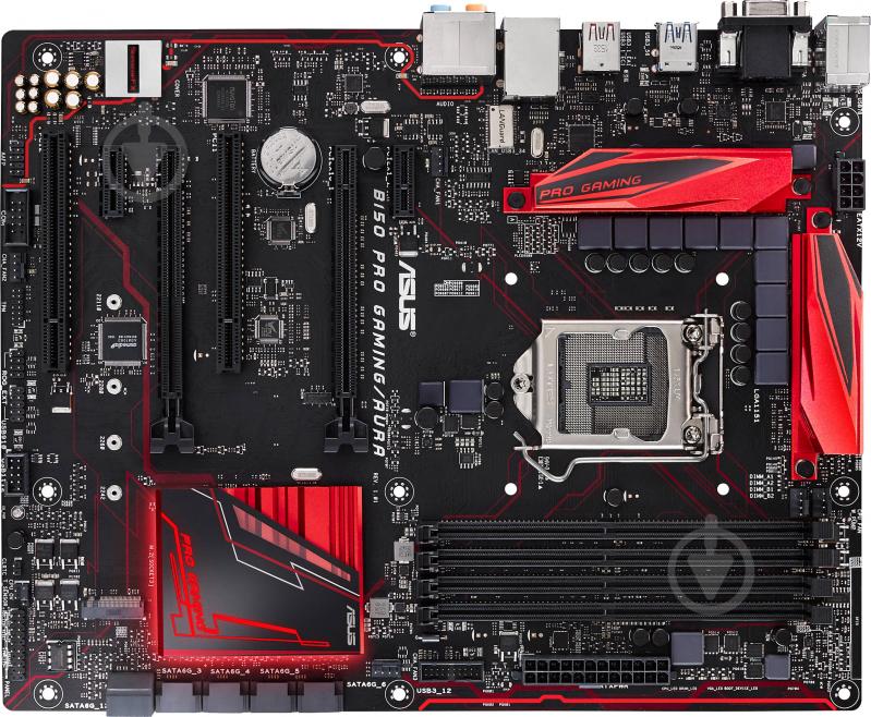 Материнська плата Asus B150_PRO_GAMING/AURA (Socket 1151, Intel B150, ATX) - фото 1