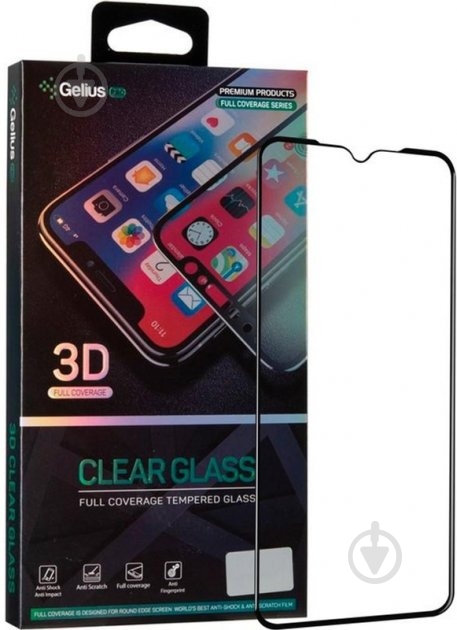 Захисне скло Gelius Pro 3D для Oppo A91 Black - фото 1 Захисне скло Gelius Pro 3D для Oppo A91 Black - фото 1