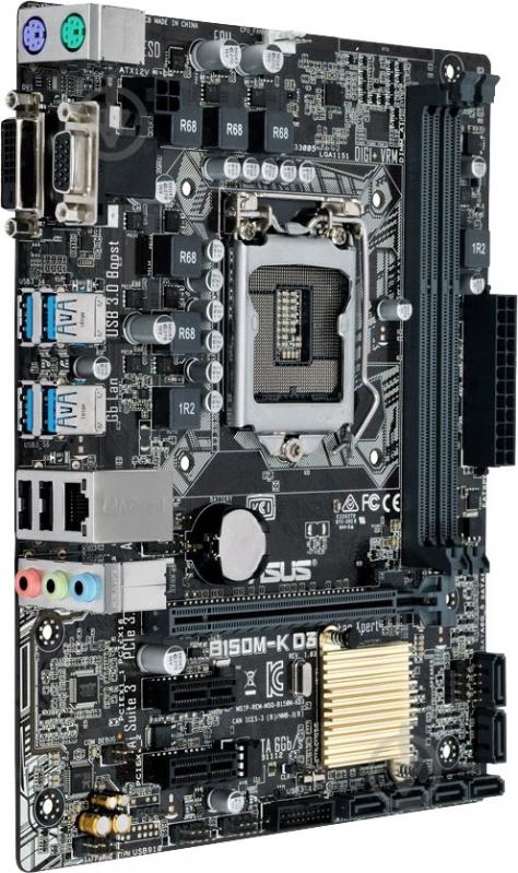 Материнська плата Asus B150M-K_D3 (Socket 1151, Intel B150, mirco ATX) - фото 2