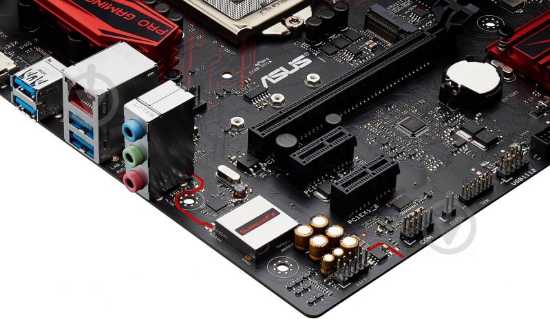 Материнская плата Asus B150M_PRO_GAMING (Socket 1151, Intel B150, mirco ATX) - фото 6