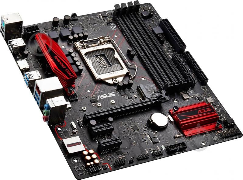 Материнская плата Asus B150M_PRO_GAMING (Socket 1151, Intel B150, mirco ATX) - фото 3