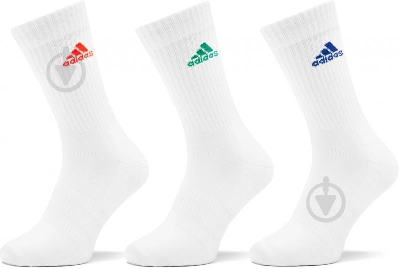 Шкарпетки Adidas Cushioned Crew Socks IC1314 р.XL білий 3 шт. - фото 1
