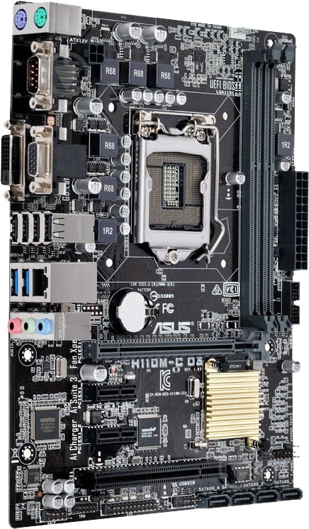 Материнська плата Asus H110M-C_D3 (Socket 1151, Intel H110, mirco ATX) - фото 2