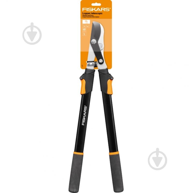 Гілкоріз телескопічний Fiskars площинний Solid L13 - фото 5 Гілкоріз телескопічний Fiskars площинний Solid L13 - фото 5