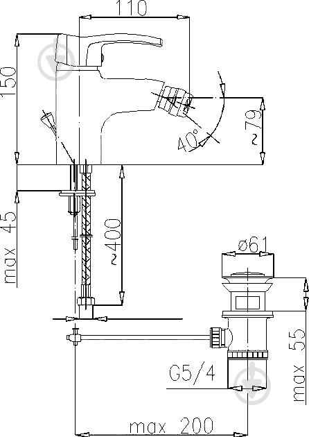 Смеситель для биде KFA KWARC 4207-014-00 - фото 5 Смеситель для биде KFA KWARC 4207-014-00 - фото 5