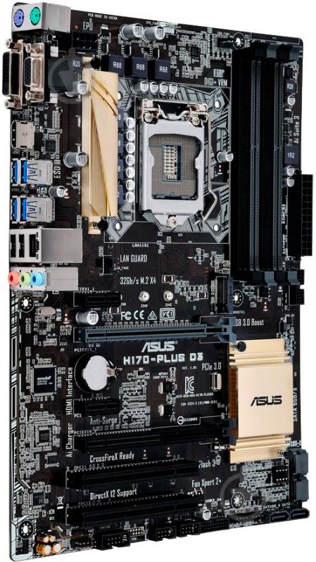 Материнська плата Asus H170-PLUS_D3 (Socket 1151, Intel H170, ATX) - фото 2