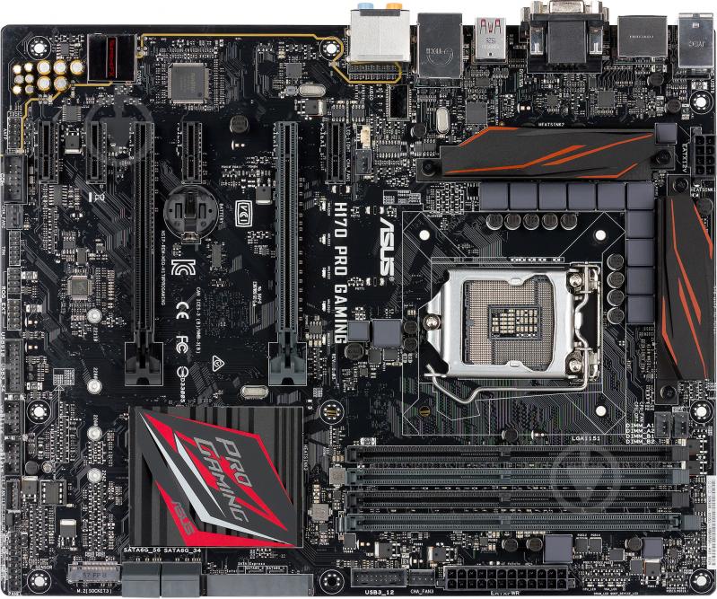 Материнська плата Asus H170_PRO_GAMING (Socket 1151, Intel H170, ATX) - фото 1