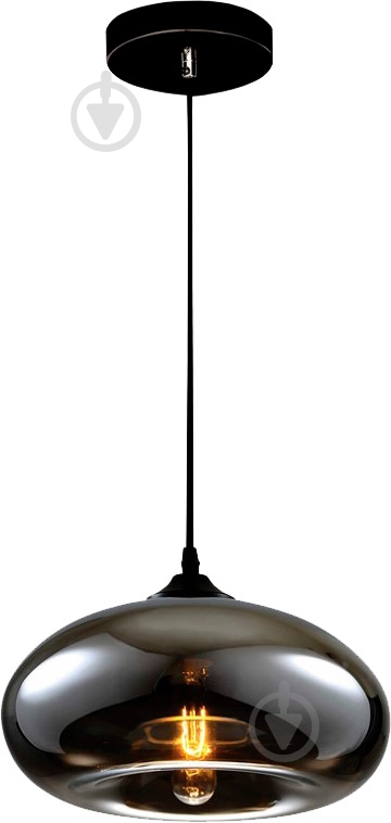 Підвіс LuminArte Allarion 1xE27 чорний антрацит CLG0040160E27 - фото 1