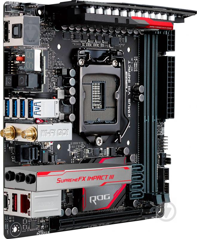 Материнская плата Asus MAXIMUS_VIII_IMPACT (Socket 1151, Intel Z170, mini ITX) - фото 4