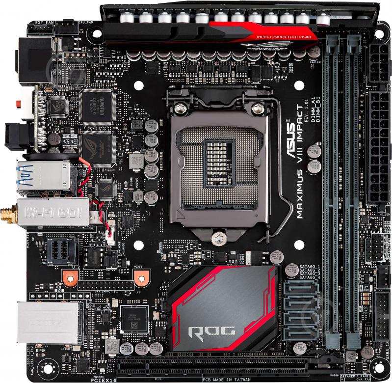 Материнская плата Asus MAXIMUS_VIII_IMPACT (Socket 1151, Intel Z170, mini ITX) - фото 2