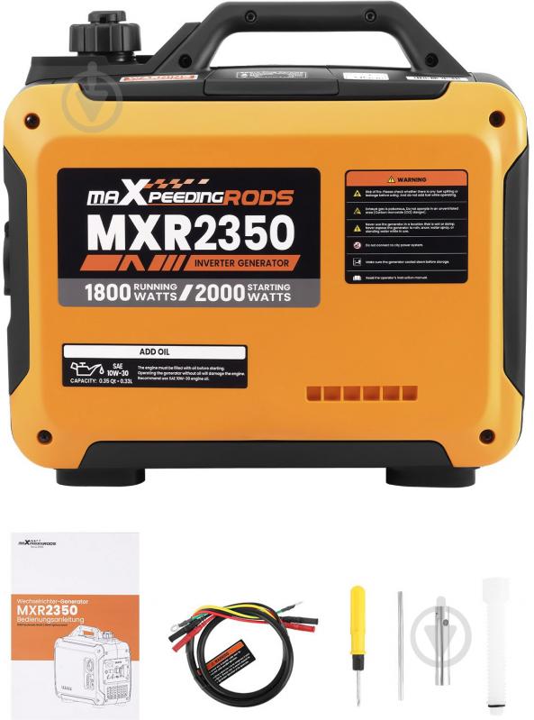 Генератор инверторный MaXpeedingRODS 1,8 кВт / 2 кВт MXR2350 - фото 5
