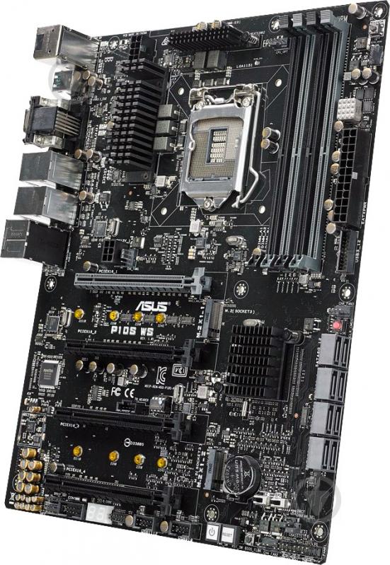 Серверна материнська плата Asus P10S_WS (Socket 1151, Intel C236, ATX) - фото 4