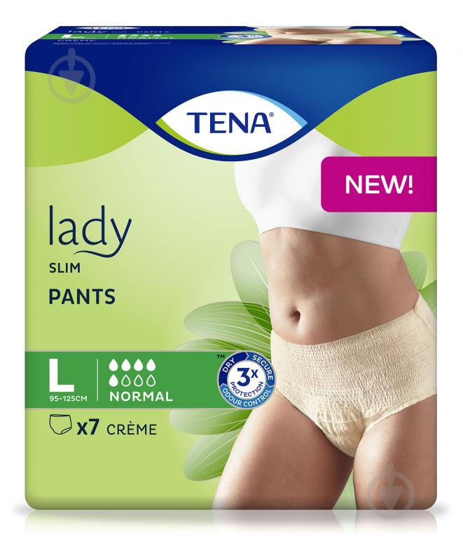 Трусы урологические для женщин Tena Lady Slim Pants Normal Large 7 шт. - фото 2