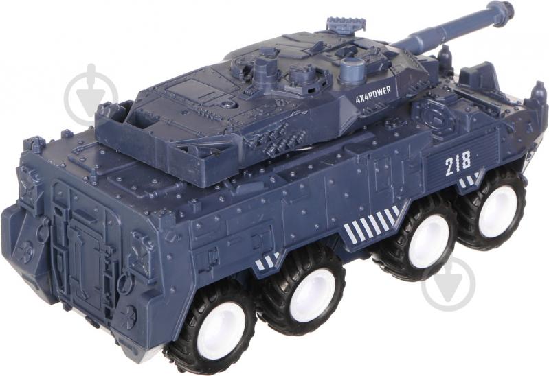 Игрушка Shantou Танк синий 1:28 F106976 - фото 5