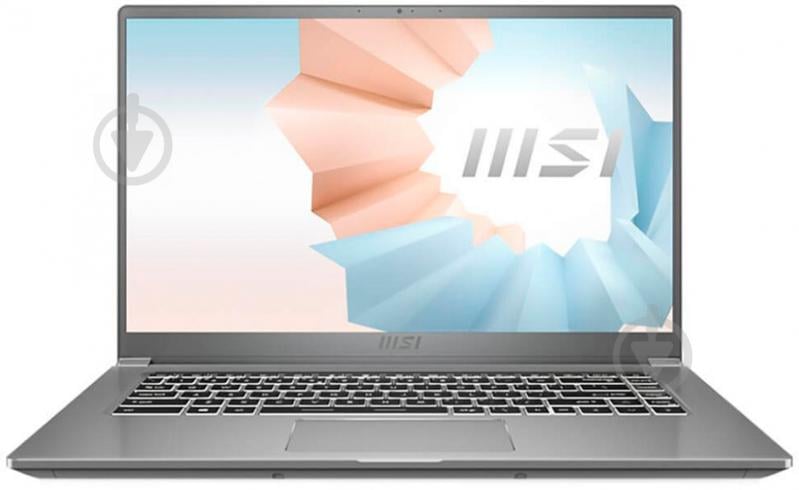 Ноутбук MSI Modern 15,6 (M15A11M-215XUA) silver - фото 1