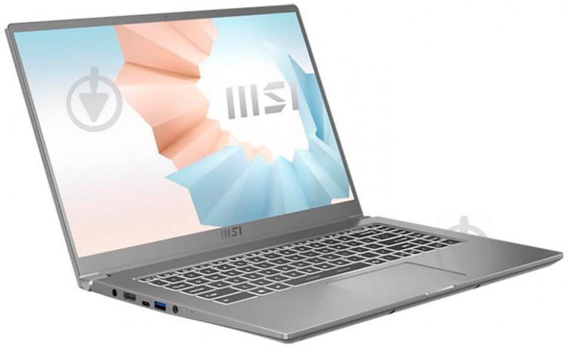 Ноутбук MSI Modern 15,6 (M15A11M-215XUA) silver - фото 2