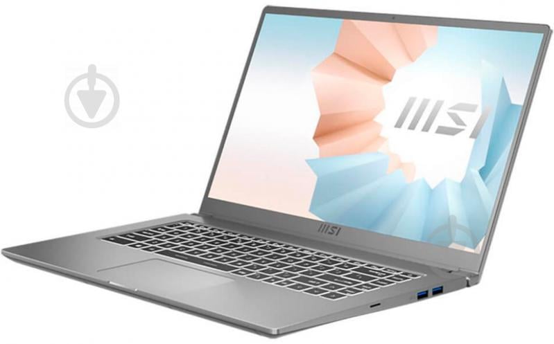 Ноутбук MSI Modern 15,6 (M15A11M-215XUA) silver - фото 3