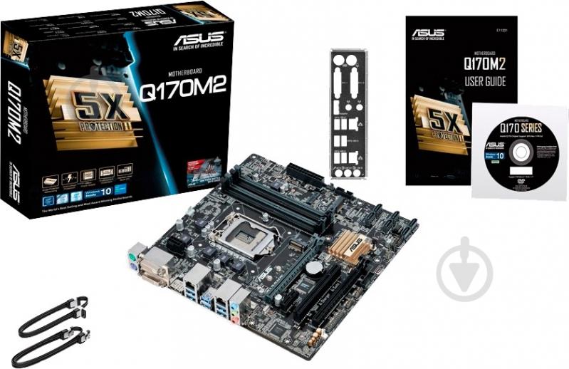 Материнская плата Asus Q170M2 (Socket 1151, Intel Q170, mirco ATX) - фото 5