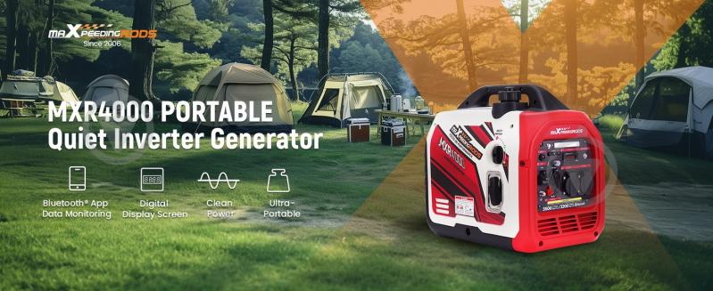 Генератор інверторний MaXpeedingRODS 3,2 кВт / 3,5 кВт MXR4000 - фото 8 Генератор інверторний MaXpeedingRODS 3,2 кВт / 3,5 кВт MXR4000 - фото 8