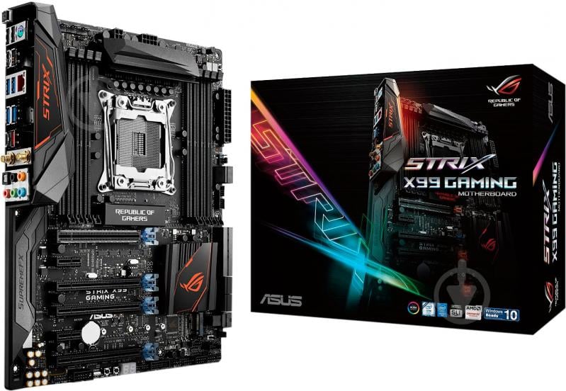 Материнська плата Asus STRIX_X99_GAMING (Socket 2011-3, Intel X99, ATX) - фото 10