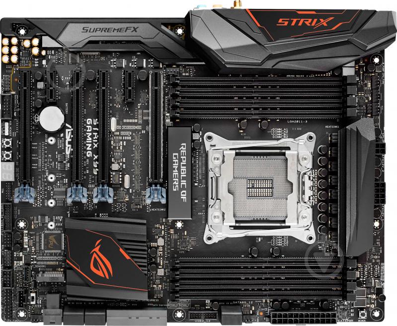 Материнская плата Asus STRIX_X99_GAMING (Socket 2011-3, Intel X99, ATX) - фото 1