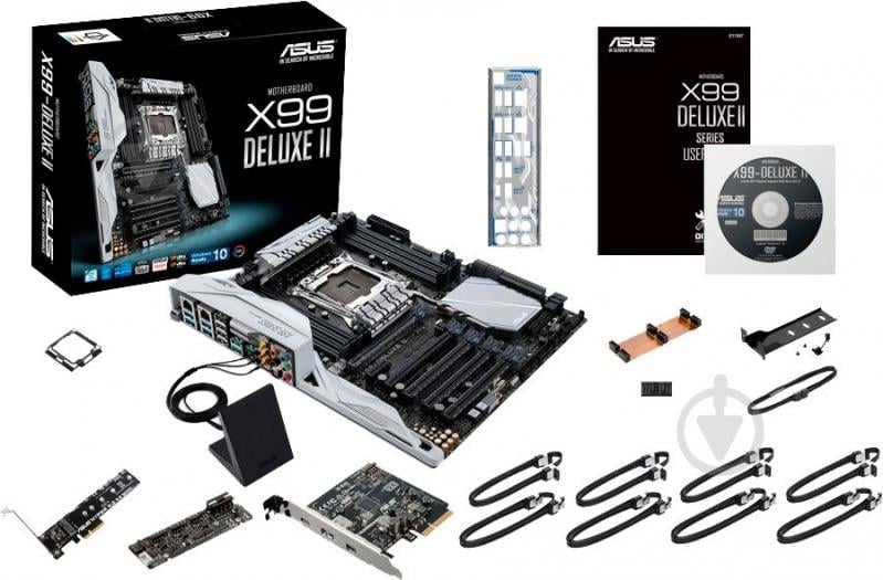 Материнська плата Asus X99-DELUXE_II (Socket 2011-3, Intel X99, ATX) - фото 21