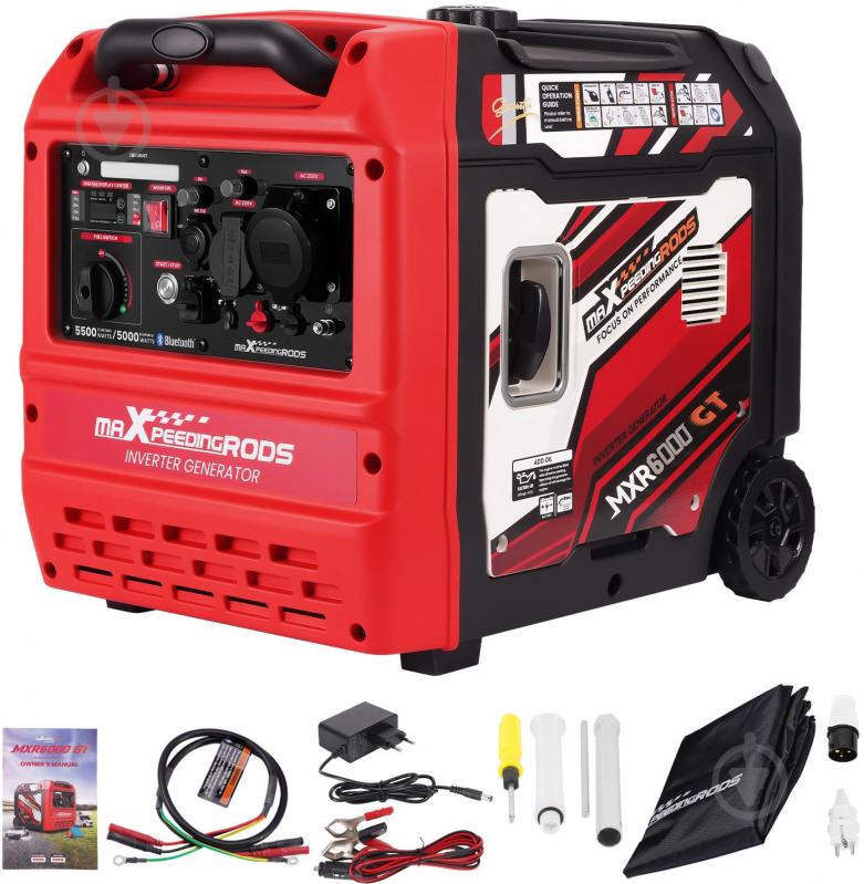 Генератор інверторний MaXpeedingRODS 5 кВт / 5,5 кВт MXR6000GT - фото 2