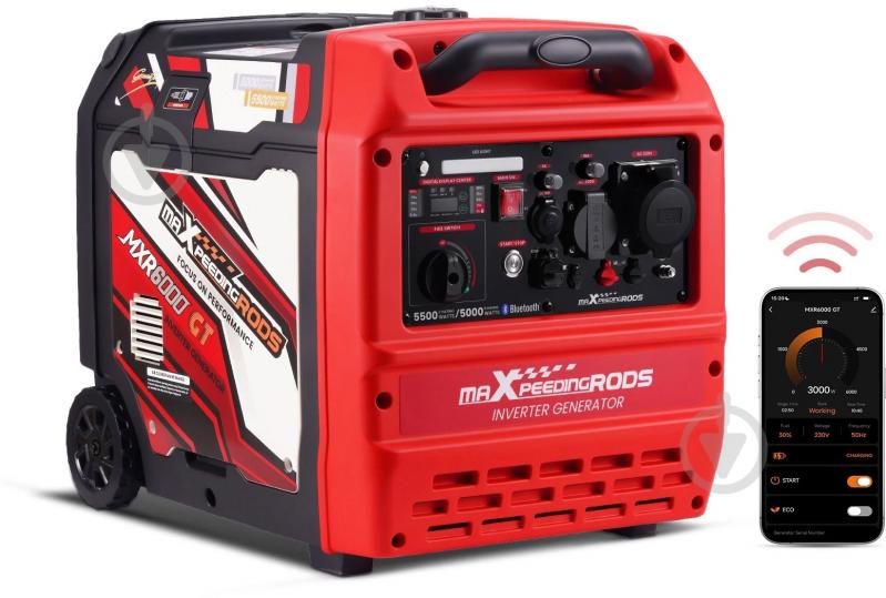 Генератор інверторний MaXpeedingRODS 5 кВт / 5,5 кВт MXR6000GT - фото 6