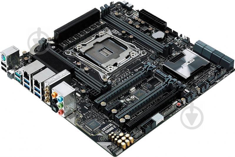 Материнська плата Asus X99-M-WS (Socket 2011-3, Intel X99, mirco ATX) - фото 3