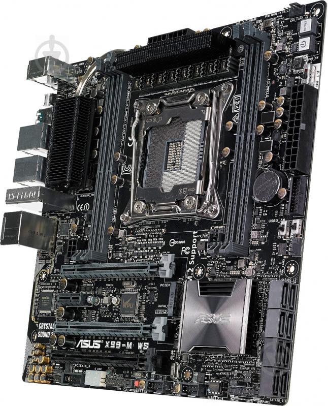 Материнська плата Asus X99-M-WS (Socket 2011-3, Intel X99, mirco ATX) - фото 4