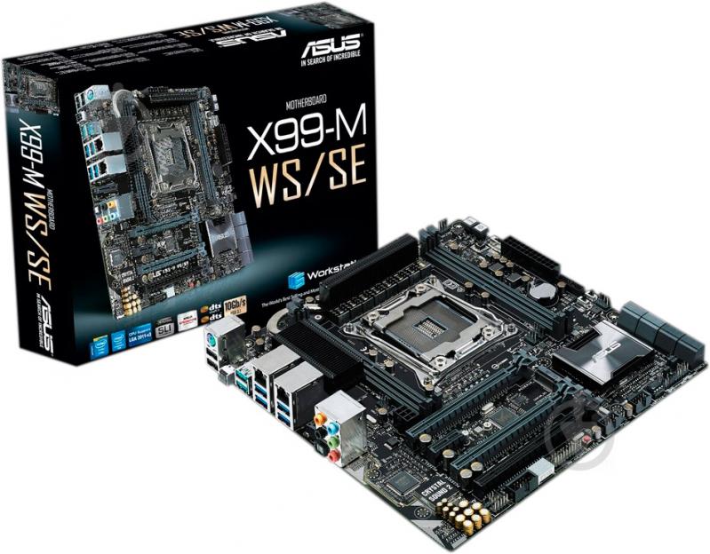 Материнская плата Asus X99-M_WS/SE (Socket 2011-3, Intel X99, mirco ATX) - фото 6